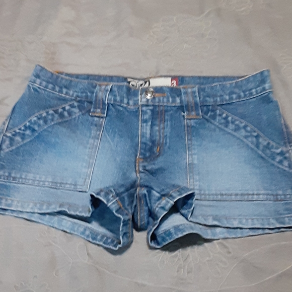 ROXY JEANS SHORT SIZE 3 WOMENS STRETCH EXELLENT - Picture 1 of 5
